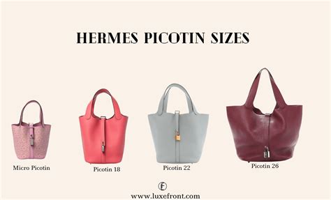 hermes picotin colors|hermes picotin size chart.